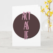 Doe alsof het Jubileum van de herstelslogan Kaart (Gele Bloem)