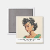 Doe alsof het me niks kan schelen, Gezegde van Ret Magneet (Voorkant / Achterkant)