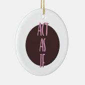 Doe alsof het Ornament van de herstelslogan (Rechts)