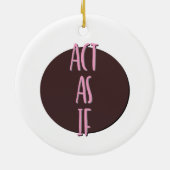 Doe alsof het Ornament van de herstelslogan (Achterkant)