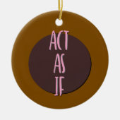 Doe alsof het Ornament van de herstelslogan (Voorkant)