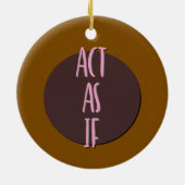 Doe alsof het Ornament van de herstelslogan (Achterkant)