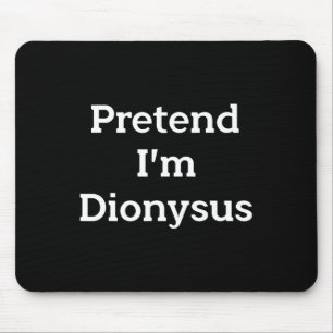 Doe alsof ik ben Dionysus Kostuum Grappig Grieks H Muismat