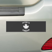 Doe alsof ik Canadees ben Canada Day Bumpersticker (Op auto)