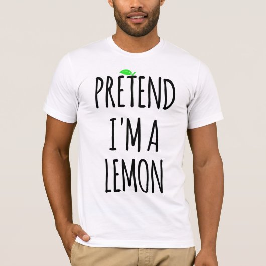 Doe alsof ik Citroen ben - Grappig Kostuum T-shirt (Voorkant)