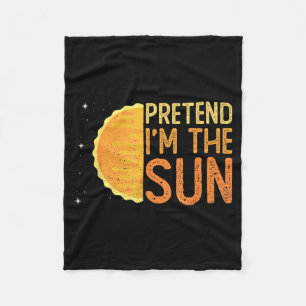 Doe alsof ik de Zon ben - Zon Zonnestelsel Ster Fleece Deken