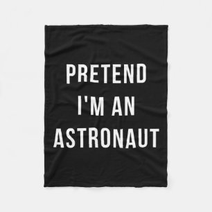 Doe alsof ik een astronaut ben Halloween Lazy Minu Fleece Deken