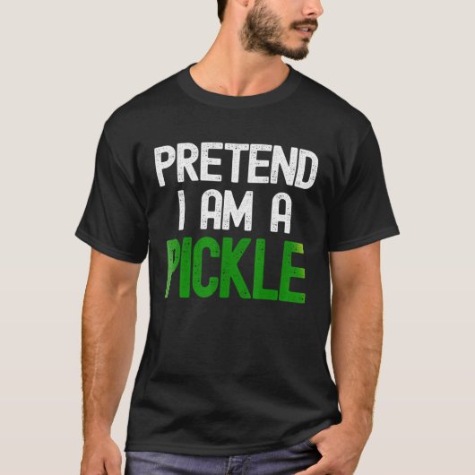 Doe alsof ik een augurk ben t-shirt (Voorkant)