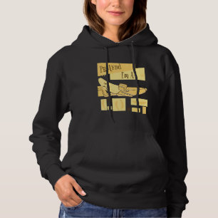 Doe alsof ik een banaan ben Halloween kostuum 1 Hoodie