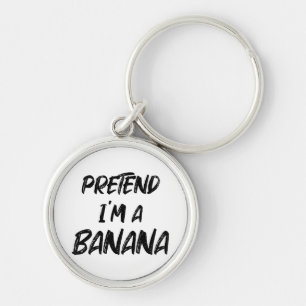 Doe alsof ik een banaan ben sleutelhanger