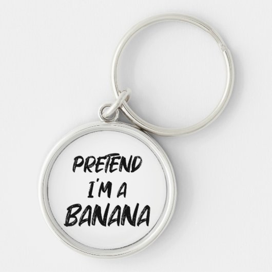 Doe alsof ik een banaan ben sleutelhanger (Voorkant)