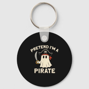 Doe alsof ik een beoordeling grappig Halloween spo Sleutelhanger