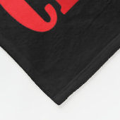 Doe alsof ik een beroemdheid ben kostuum Halloween Fleece Deken (Hoek)