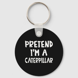 Doe alsof ik een bijpassend kostuum lui Halloween Sleutelhanger