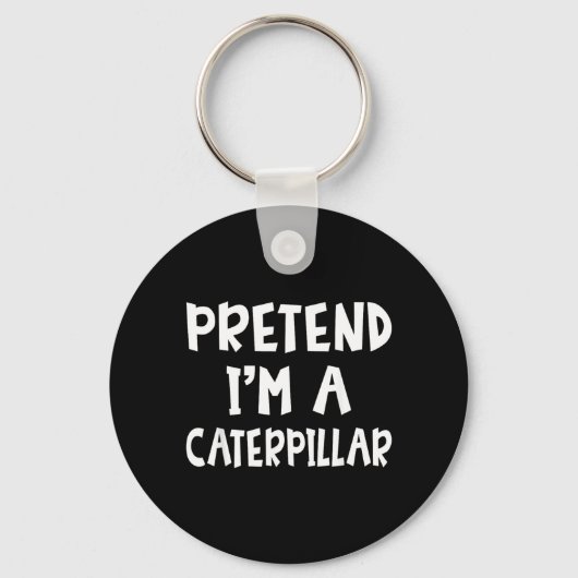 Doe alsof ik een bijpassend kostuum lui Halloween Sleutelhanger (Voorkant)