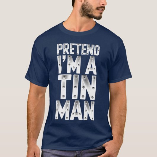 Doe alsof ik een blikje ben - kunst t-shirt (Voorkant)
