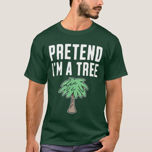 Doe alsof ik een boom ben t-shirt (Voorkant)