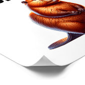 Doe alsof ik een bosmarmot grappige luie kostuum _ poster (Hoek)