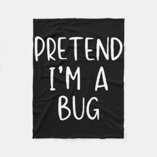 Doe alsof ik een bug kostuum Halloween eenvoudige Fleece Deken