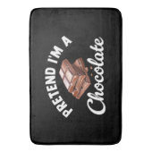 Doe alsof ik een chocoladereep ben badmat (Voorkant Verticaal)