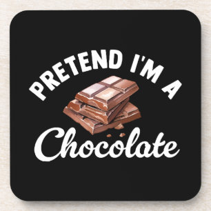 Doe alsof ik een chocoladereep ben bier onderzetter