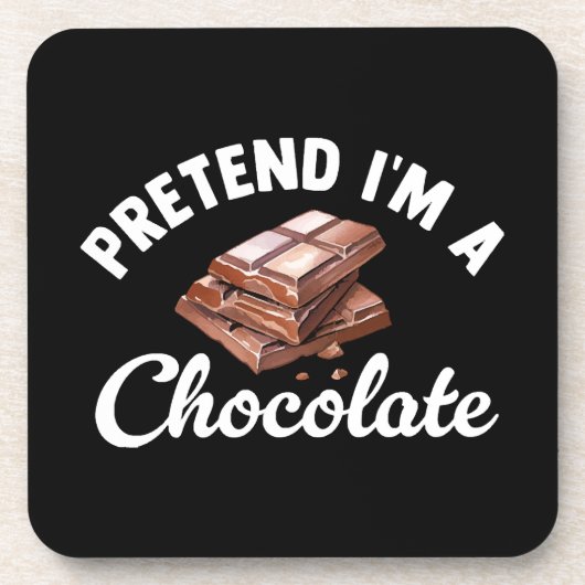 Doe alsof ik een chocoladereep ben bier onderzetter (Voorkant)