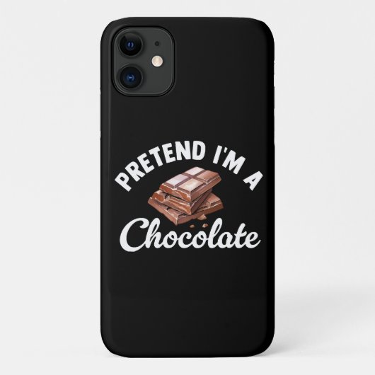 Doe alsof ik een chocoladereep ben Case-Mate iPhone case (Achterkant)