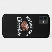 Doe alsof ik een chocoladereep ben Case-Mate iPhone case (Achterkant (horizontaal))