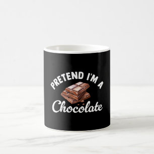 Doe alsof ik een chocoladereep ben koffiemok