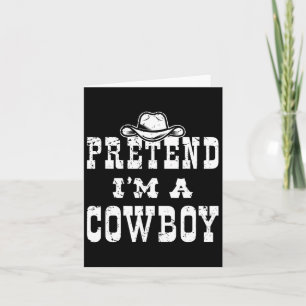 Doe alsof ik een cowboy tiener leuk cowboy kind ko kaart