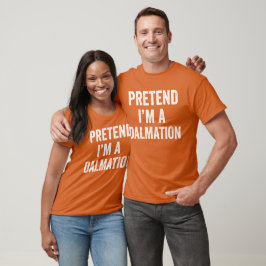 Doe alsof ik een Dalmatische Halloween bijpassende T-shirt