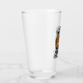 Doe alsof ik een Dalmatische Halloween hond ben Glas (Rechts)