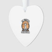 Doe alsof ik een Dalmatische Halloween-hond ontwer Ornament (voorkant)