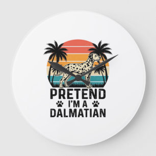 Doe alsof ik een Dalmatische vintage hond ben Grote Klok