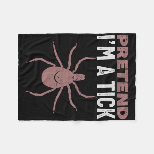 Doe alsof ik een dikke Halloween kostuum Fleece Deken (Voorkant (Horizontaal))