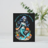 Doe alsof ik een dode zeemeermin ben Thunder_Cove Briefkaart (Staand voorkant)