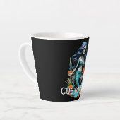 Doe alsof ik een dode zeemeermin ben Thunder_Cove Latte Mok (Linkerhoek)