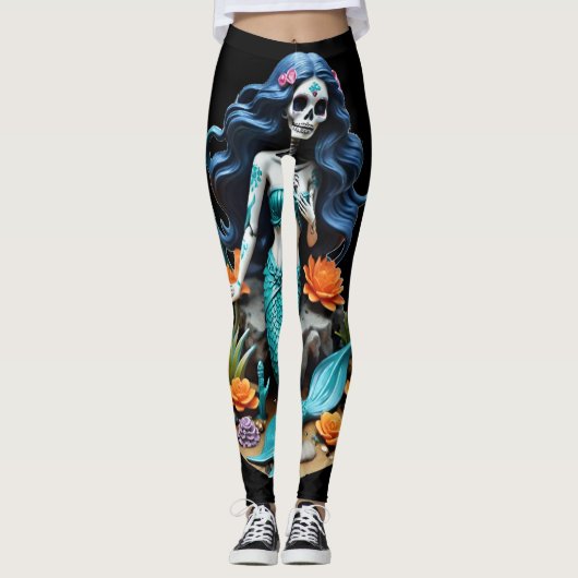 Doe alsof ik een dode zeemeermin ben Thunder_Cove Leggings (Voorkant)