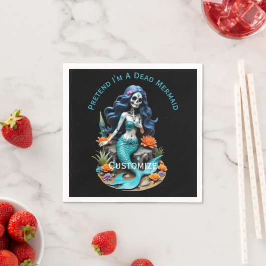Doe alsof ik een dode zeemeermin ben Thunder_Cove Servet (Insitu)
