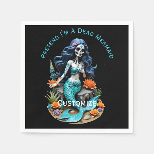 Doe alsof ik een dode zeemeermin ben Thunder_Cove Servet (Voorkant)