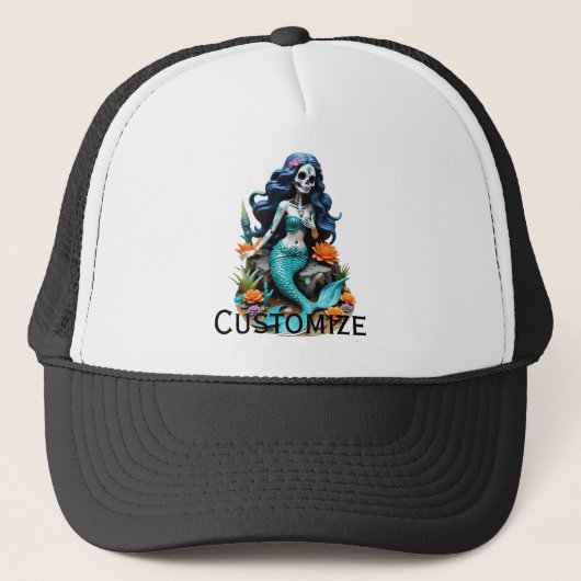Doe alsof ik een dode zeemeermin ben Thunder_Cove Trucker Pet (Voorkant)