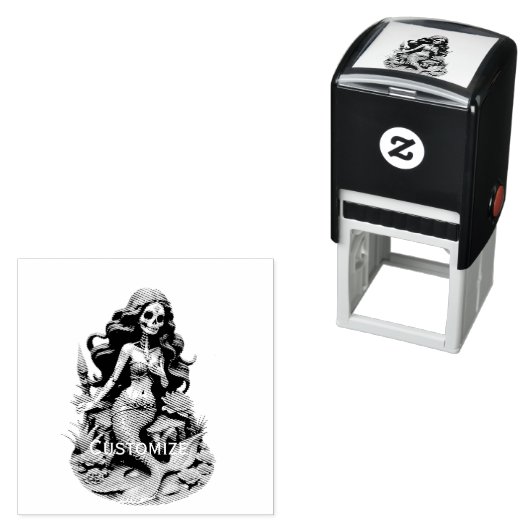 Doe alsof ik een dode zeemeermin ben Thunder_Cove Zelfinktende Stempel (In situ)