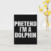 Doe alsof ik een Dolphin Easy Halloween Family Gro Kaart (Gele Bloem)