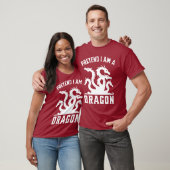 Doe alsof ik een draak ben t-shirt (Unisex)