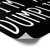 Doe alsof ik een Dumpling kostuum Halloween Lazy E Poster (Hoek)