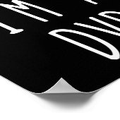 Doe alsof ik een dvd-kostuum ben Halloween Funny L Poster (Hoek)