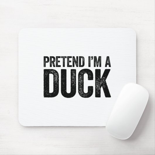 Doe alsof ik een eendenkostuum ben dat past bij he muismat (Met muis)