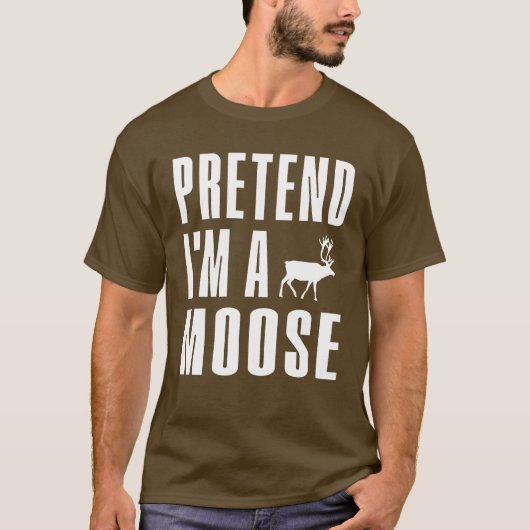 Doe alsof ik een eland ben t-shirt (Voorkant)