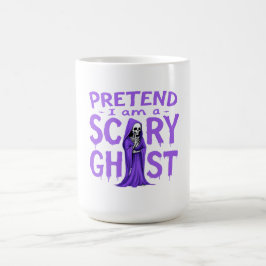 Doe alsof ik een enge geest ben - grappige Hallowe Magische Mok