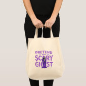 Doe alsof ik een enge geest ben - grappige Hallowe Tote Bag (Voorkant (product))